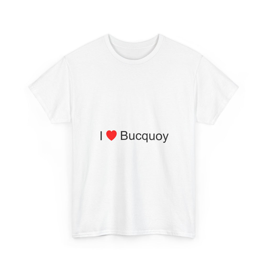 T-shirt I love bucquoy