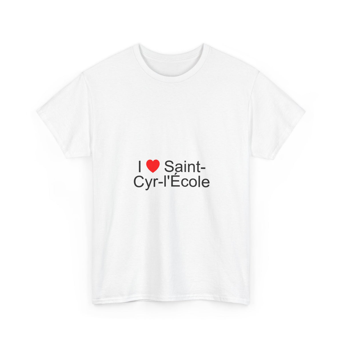 T-Shirt Ich liebe Saint-Cyr-l'École
