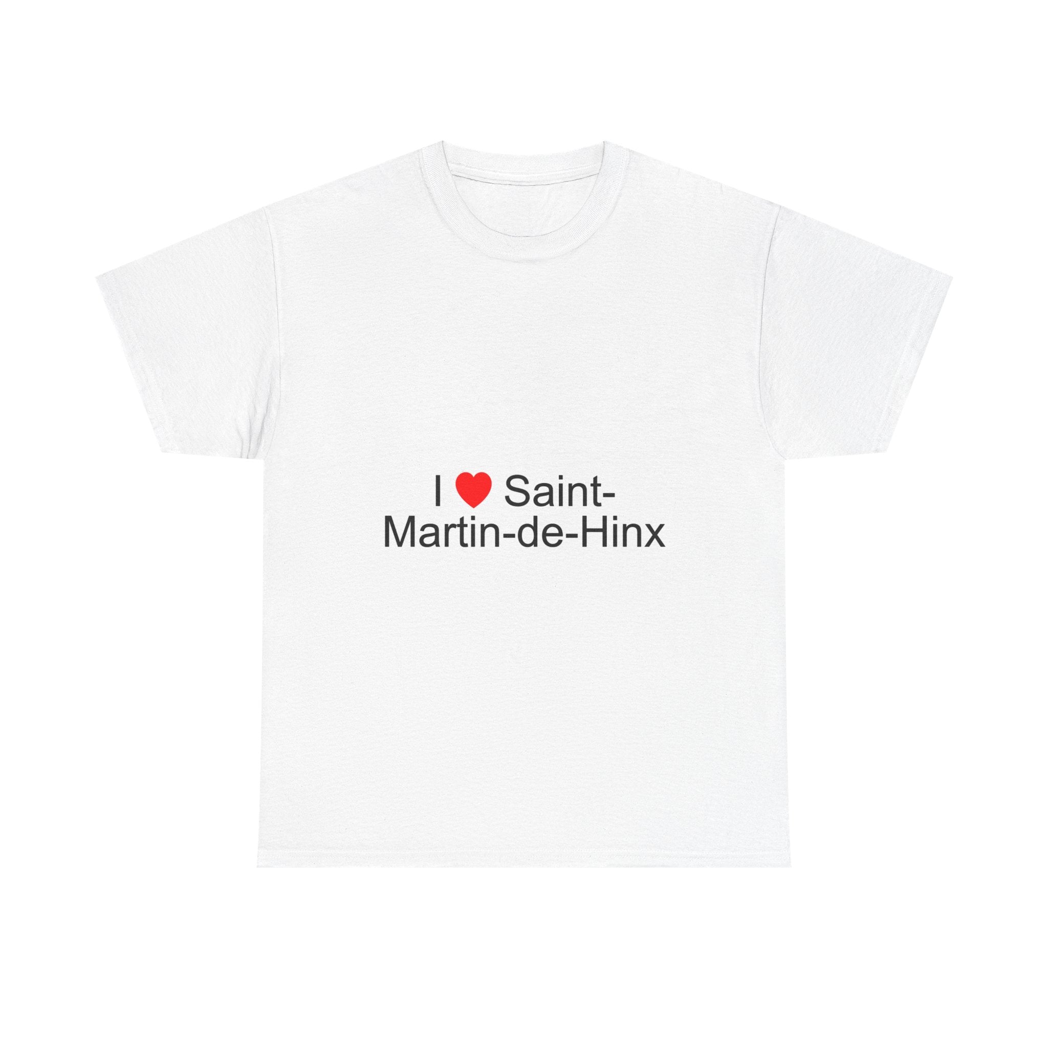 T-shirt I love Saint-Martin-de-Hinx