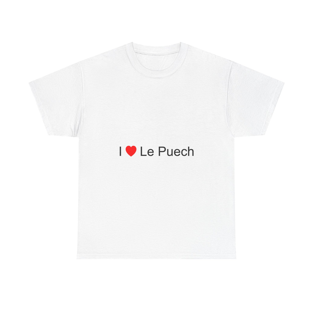 T-shirt I love le puech