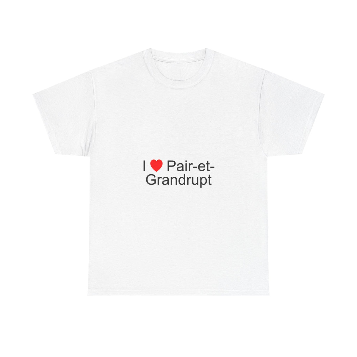T-shirt I love pair-et-grandrupt