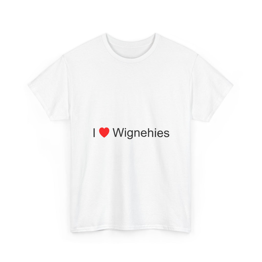 T-shirt I love wignehies