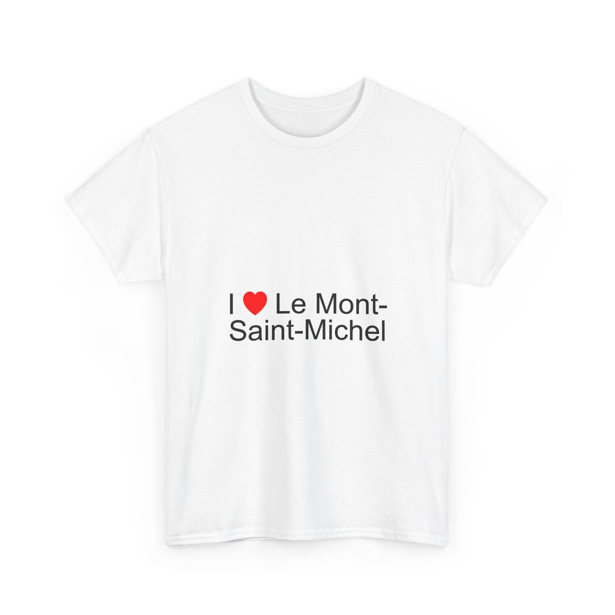 T-shirt I Love Le Mont-Saint-Michel - cadeau souvenir Manche Normandie Citeeshirt