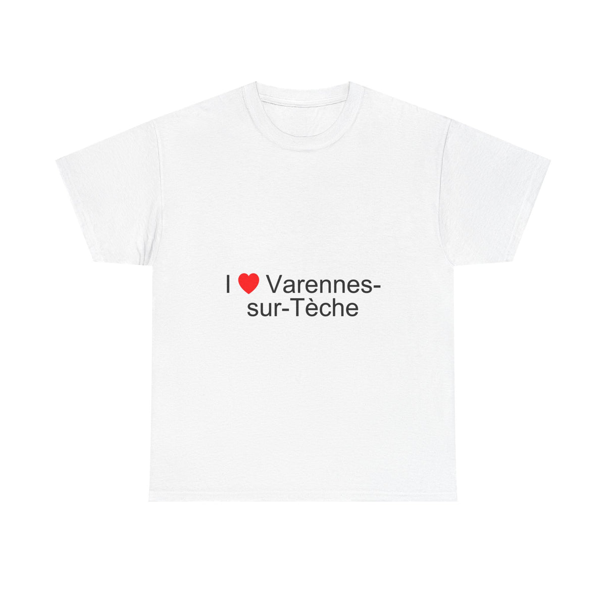 T-shirt I love varennes-sur-tèche - cadeau local Allier Citeeshirt (3)