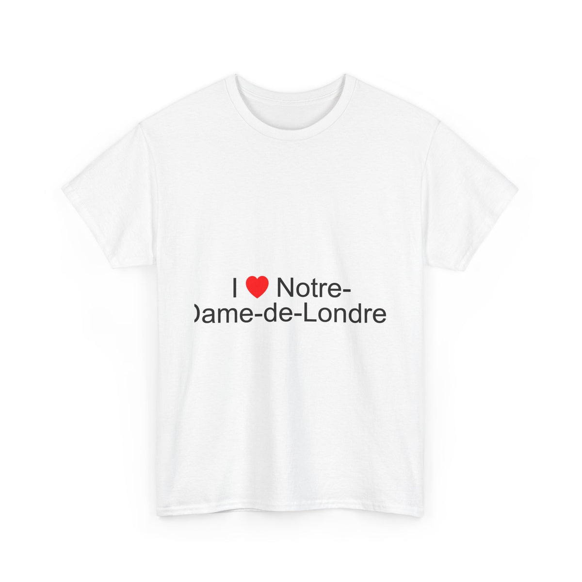 T-shirt I love notre-dame-de-londres