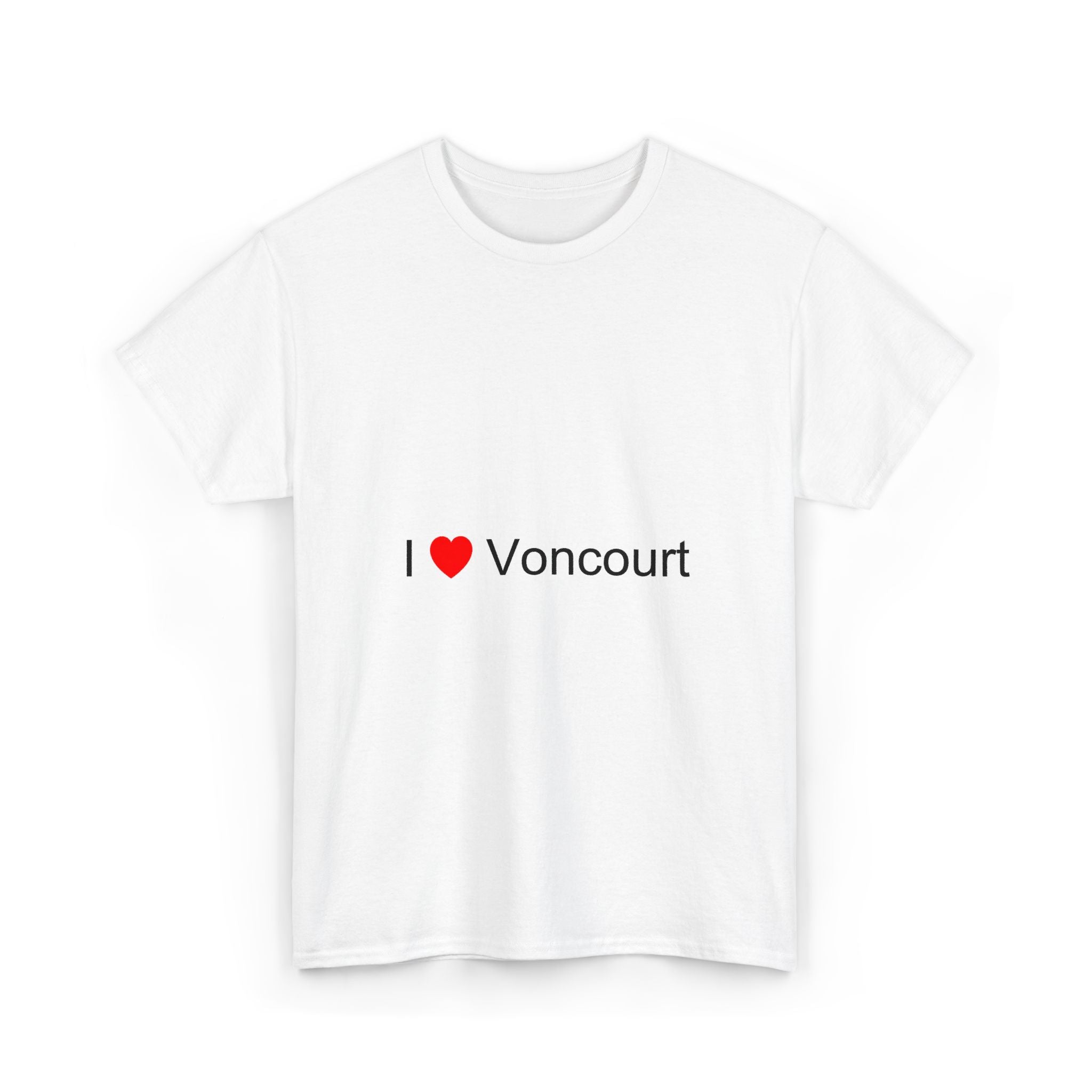 T-shirt I love voncourt