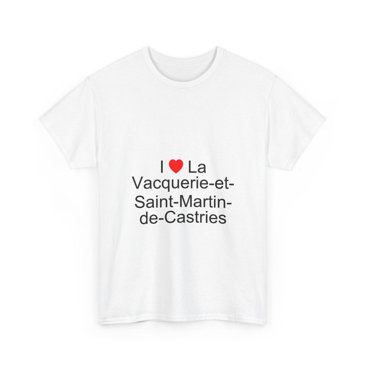 T-Shirt Ich liebe La Vacquerie-et-Saint-Martin-de-Castries