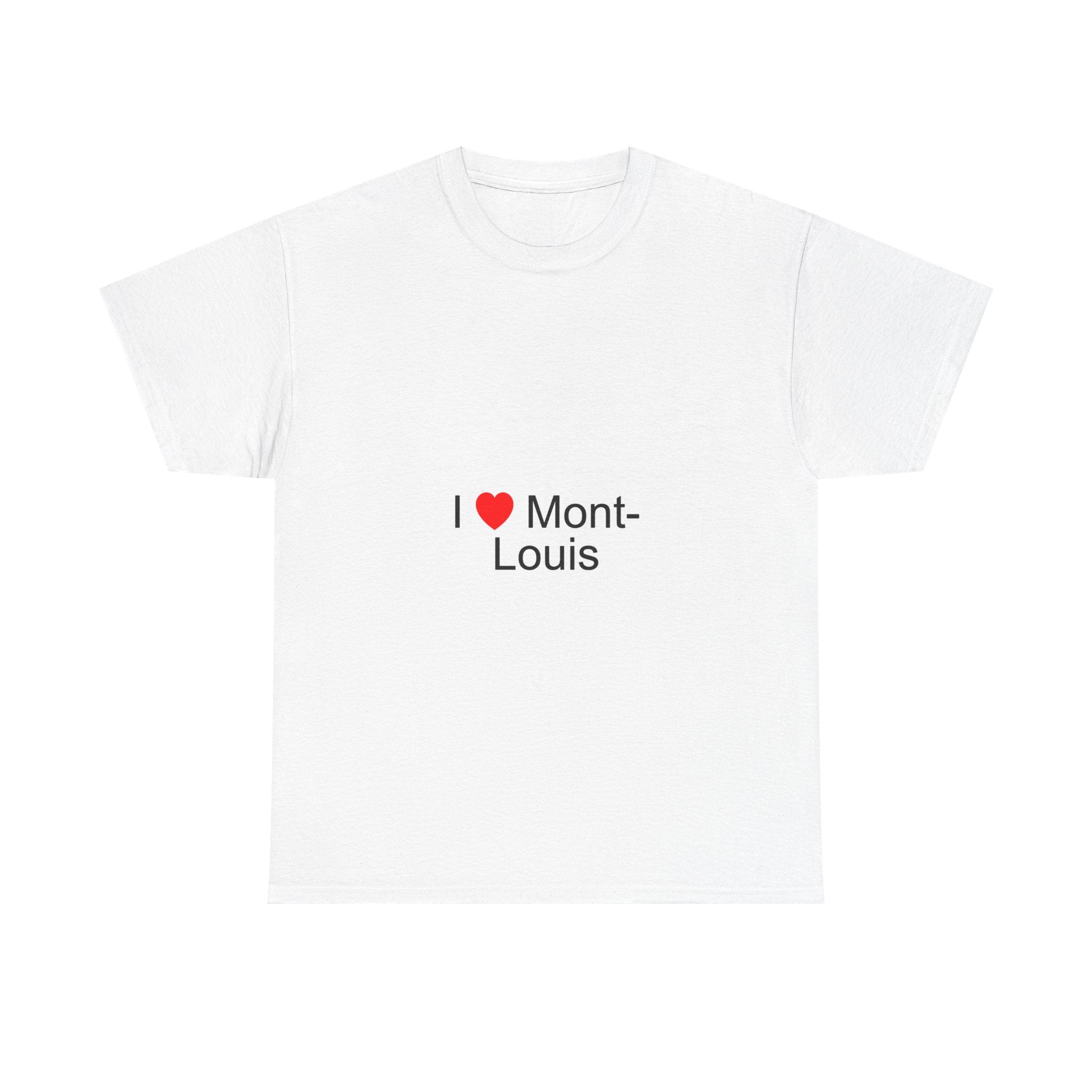 T-Shirt Ich liebe Mont-Louis