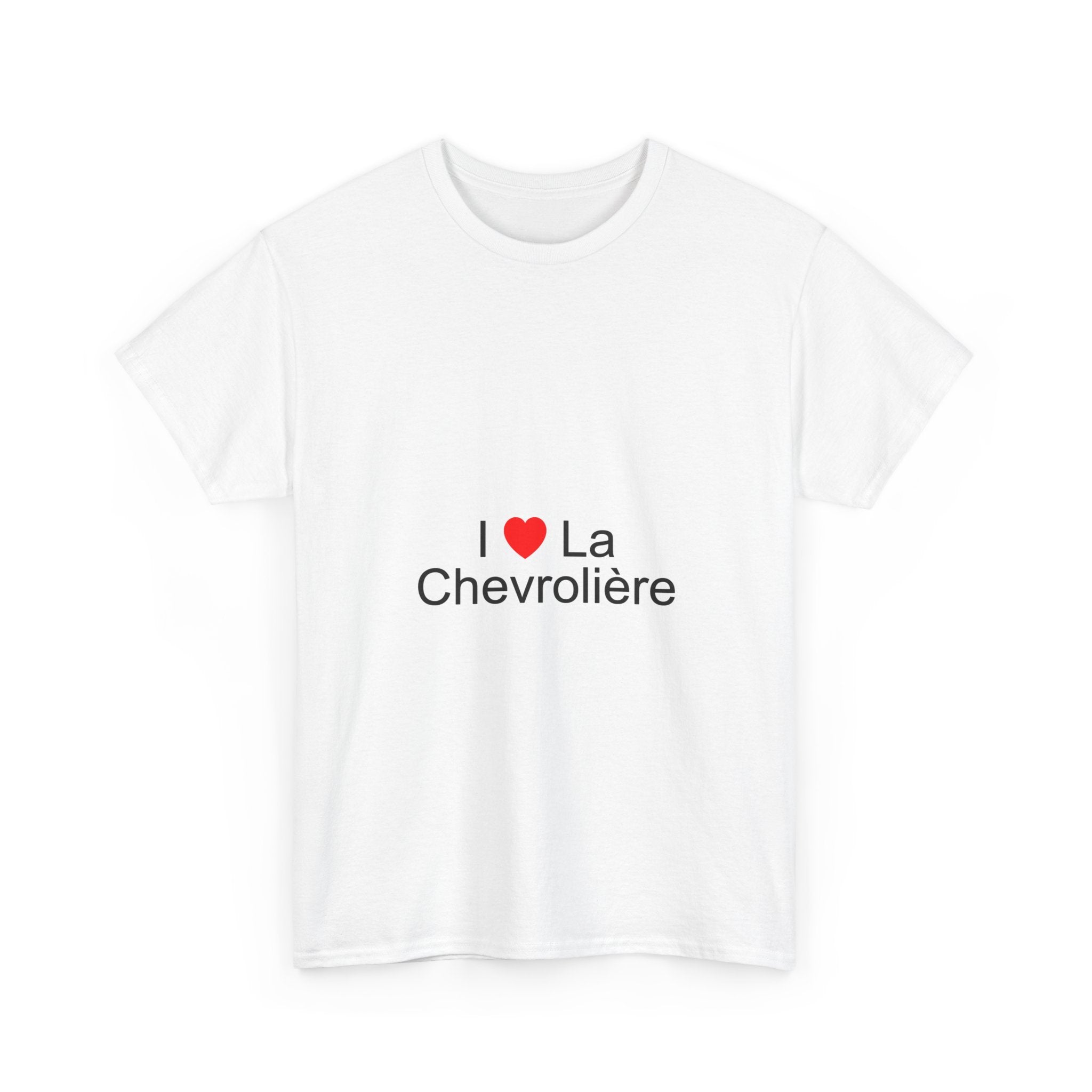 T-shirt I love la chevrolière