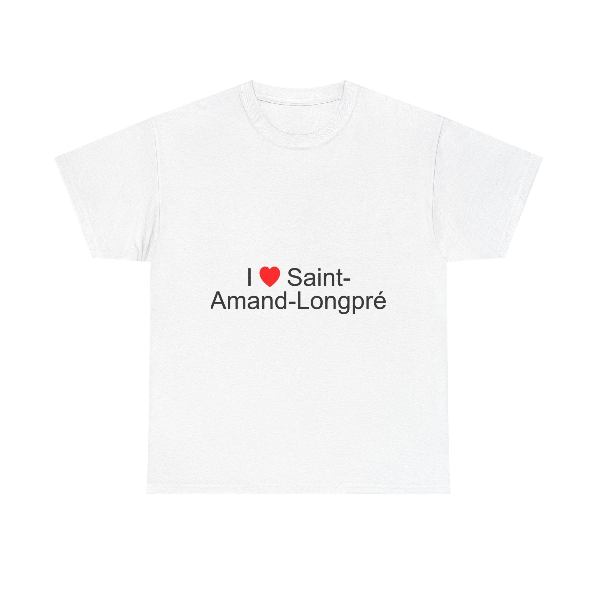 T-shirt I love Saint-Amand-Longpré