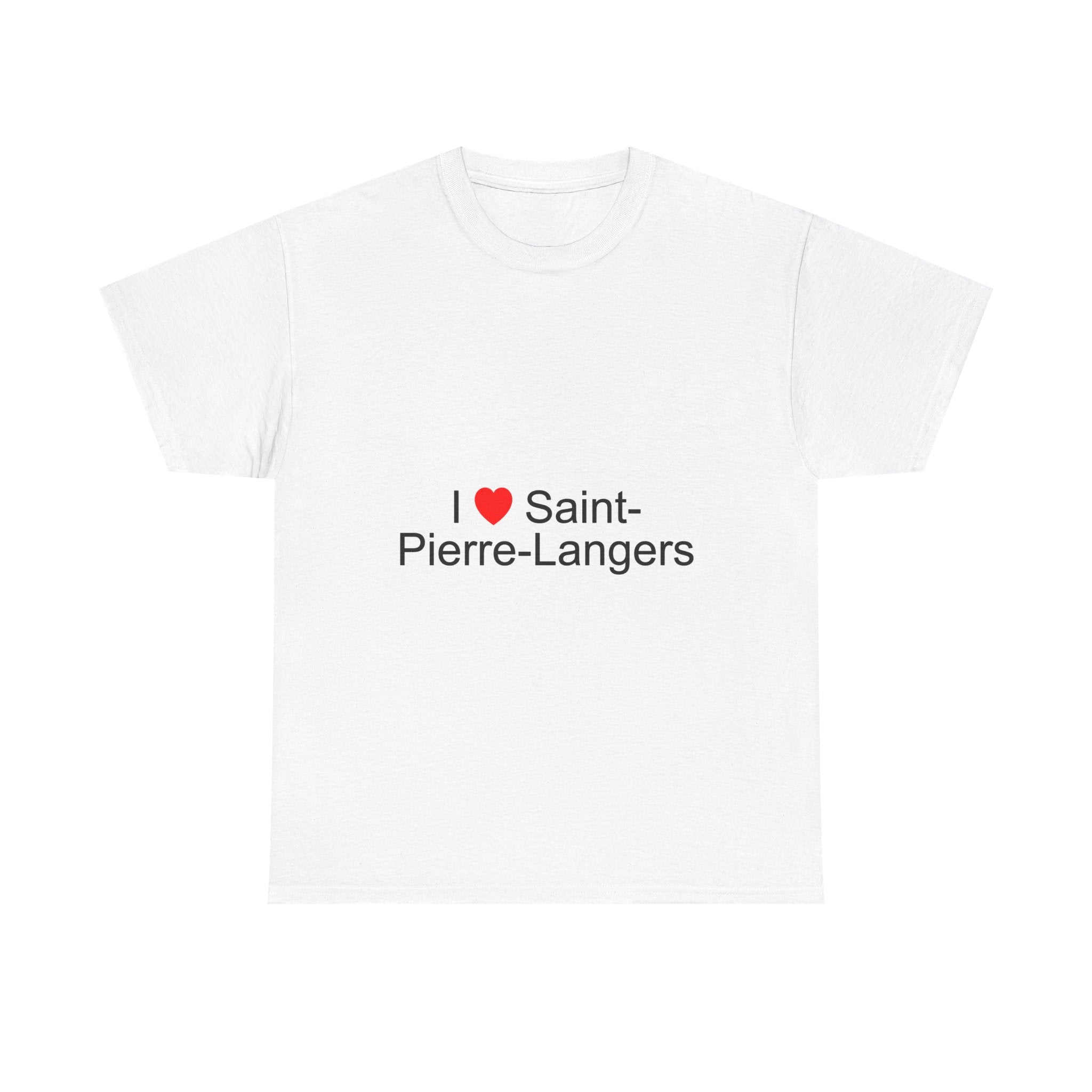 T-shirt I love saint-pierre-langers
