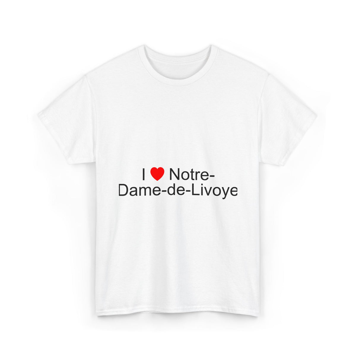 T-Shirt Ich liebe Notre-Dame-de-Livoye