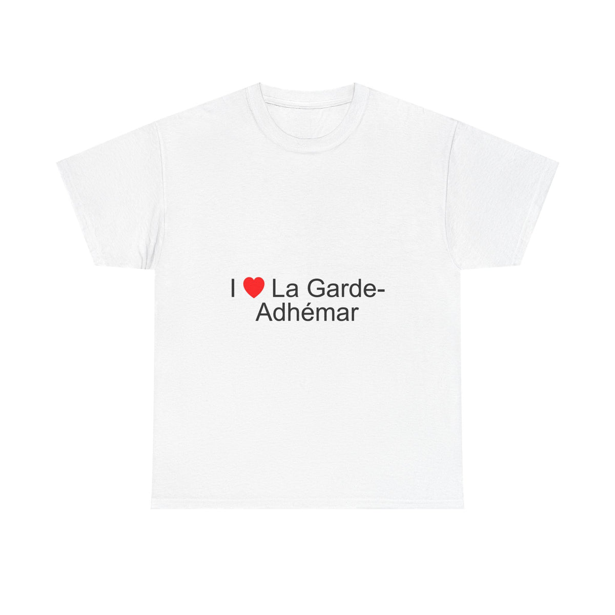 T-shirt I love la garde-adhémar