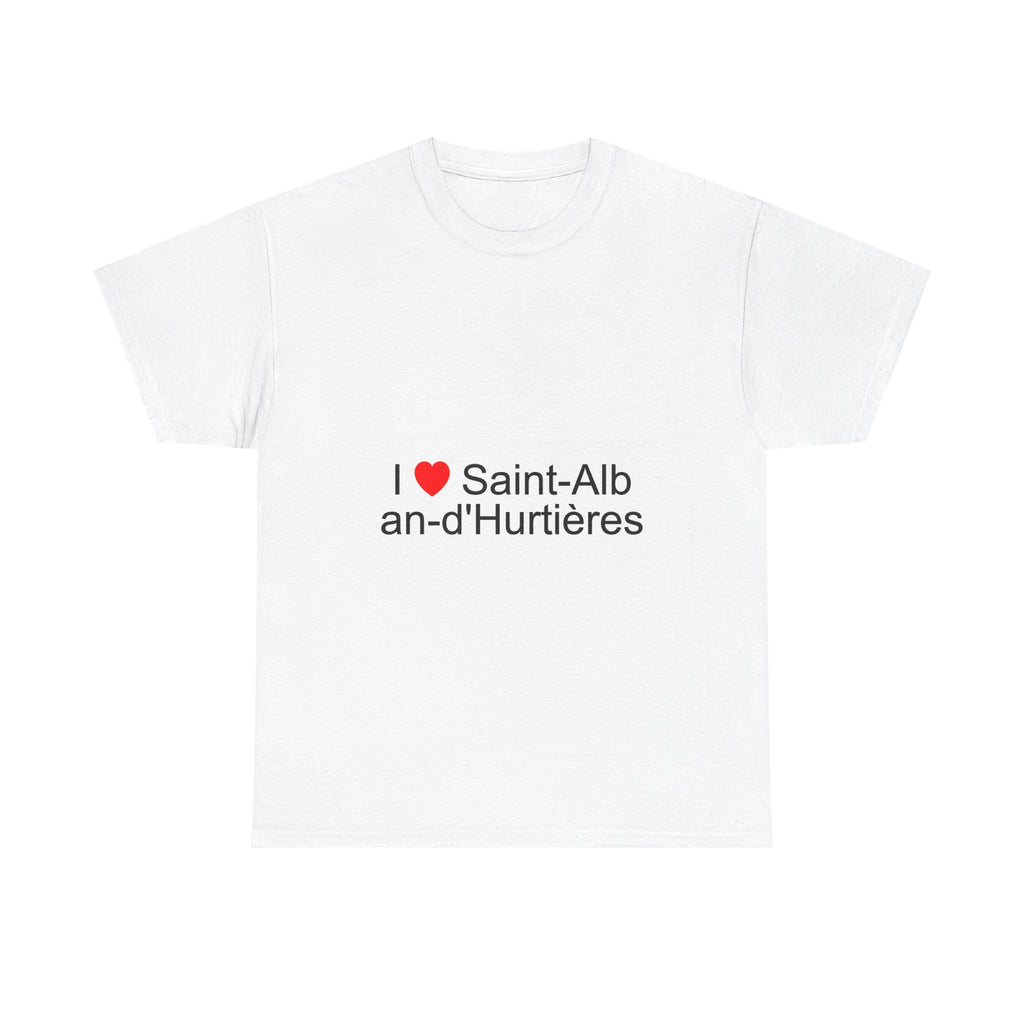 T-shirt I love saint-alban-d'hurtières