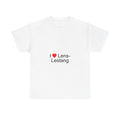 T-shirt I love lens-lestang