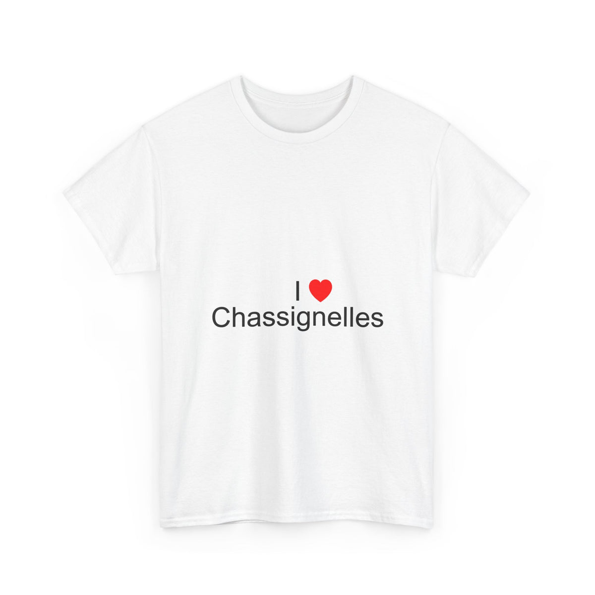 T-shirt I love chassignelles