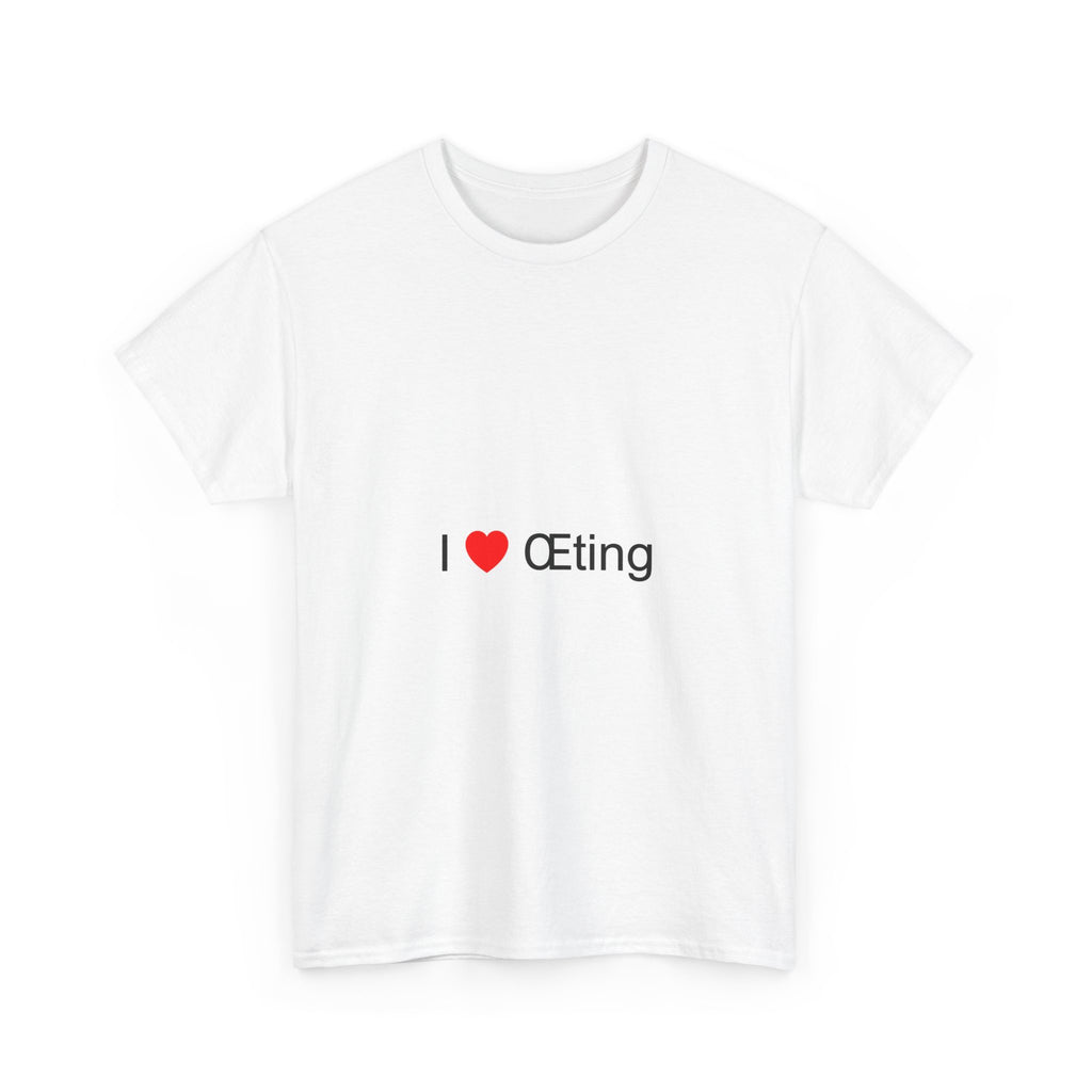 T-shirt I love œting