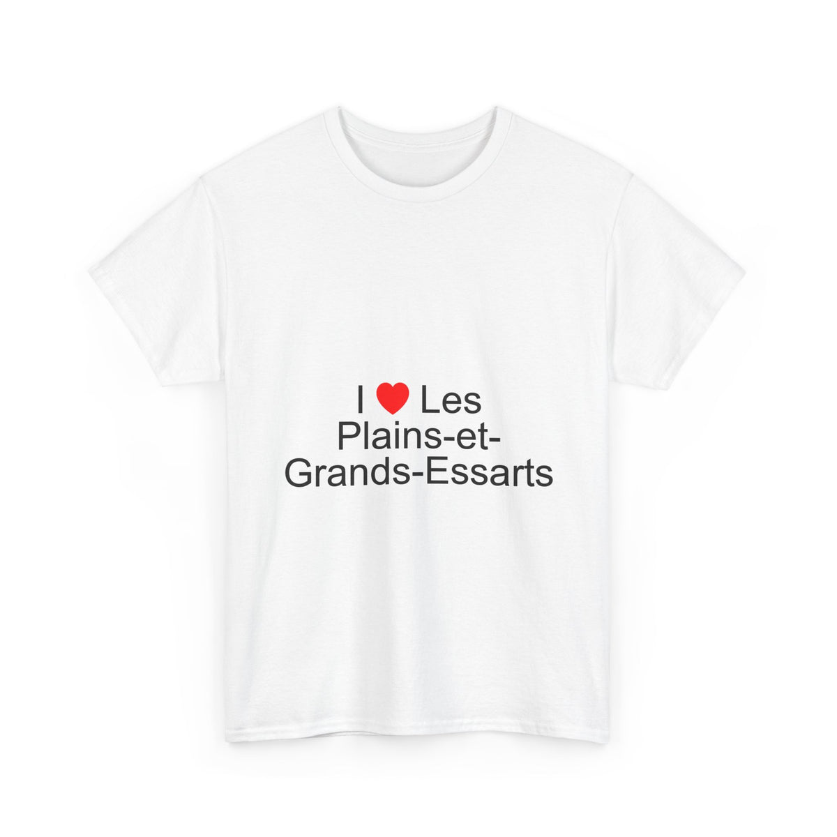 T-shirt I love les plains-et-grands-essarts