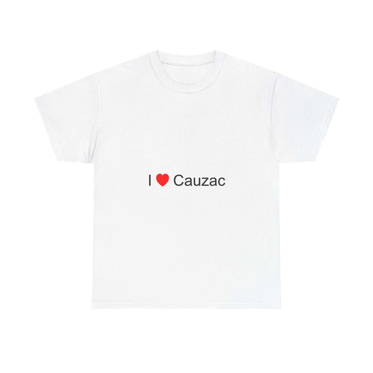 T-shirt I love cauzac