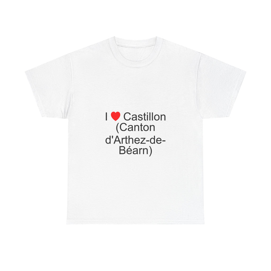 I love Castillon T-shirt (Arthez-de-Béarn canton)