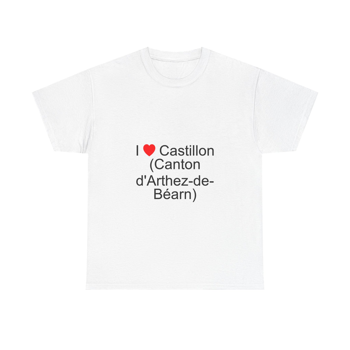 I love Castillon T-shirt (Arthez-de-Béarn canton)
