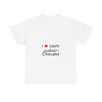 T-Shirt Ich liebe Saint-Just-en-Chevalet