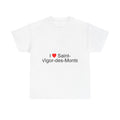 T-shirt I love saint-vigor-des-monts