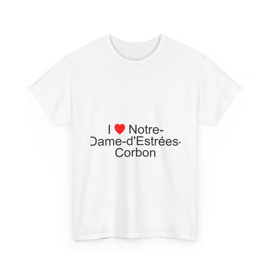 T-Shirt I Love Notre-Dame-d'Estrées-Corbon