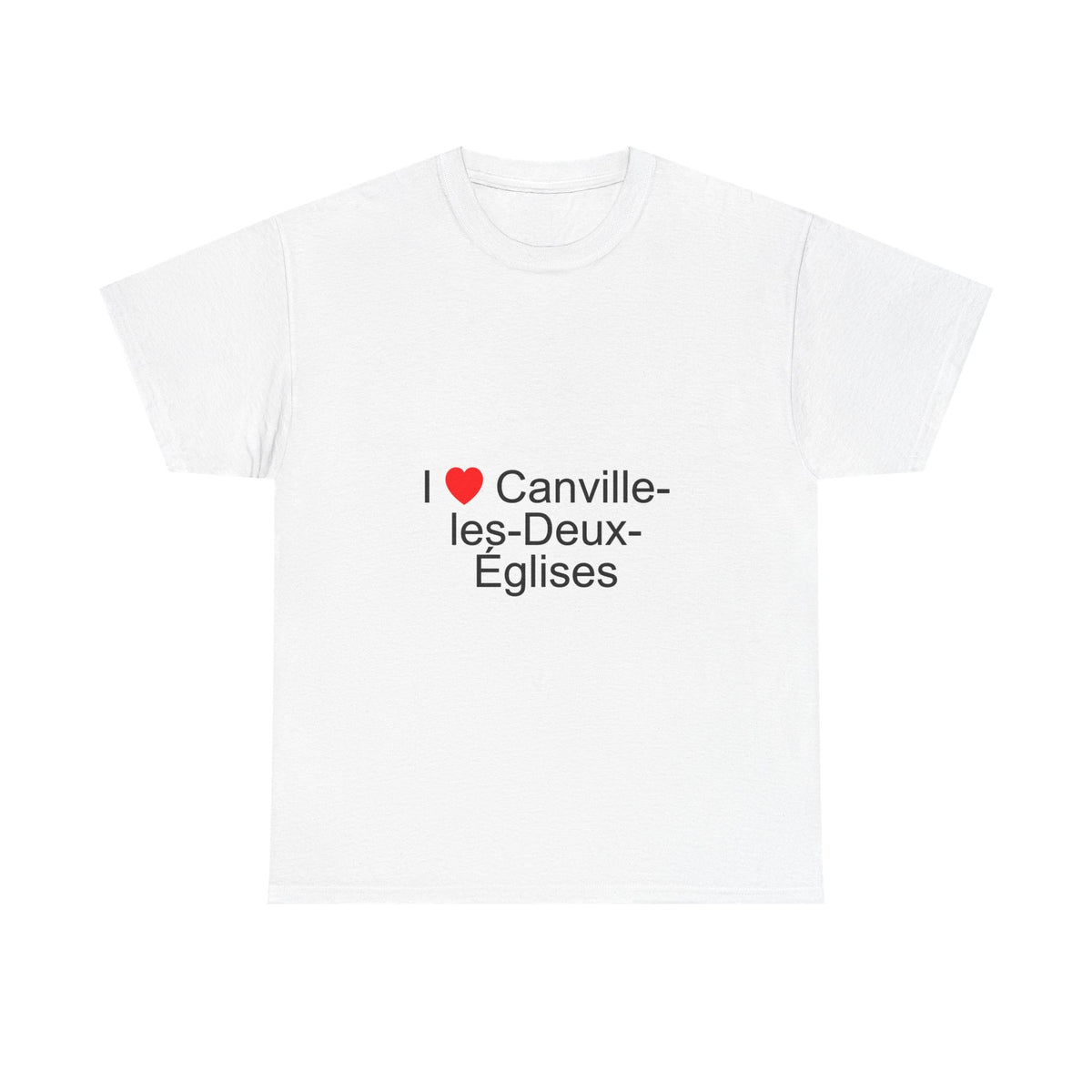 T-Shirt Ich liebe Canville-les-Deux-Églises