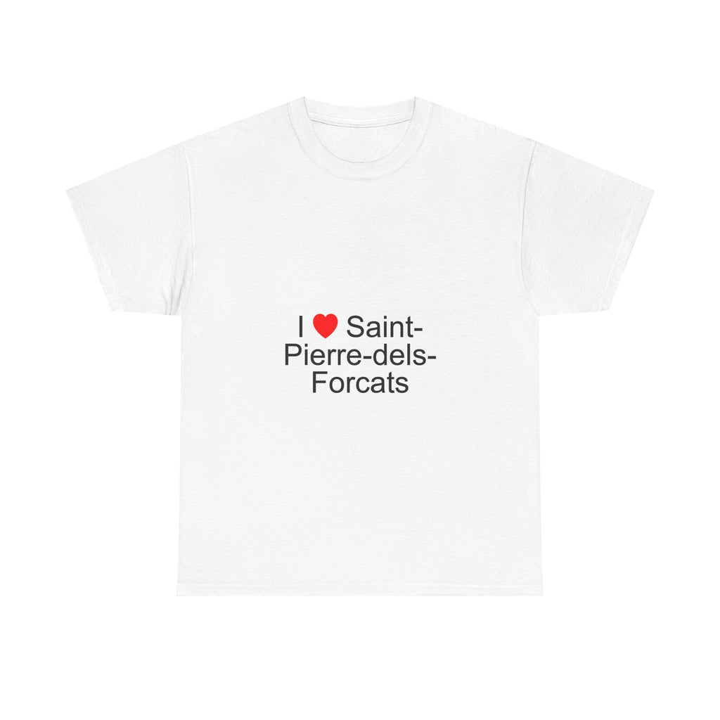 T-shirt I love saint-pierre-dels-forcats