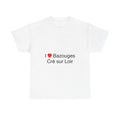 T-shirt I love bazouges cré sur loir