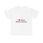 I love Saint-Martin-Gimois T-shirt