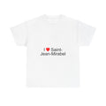T-shirt I love saint-jean-mirabel