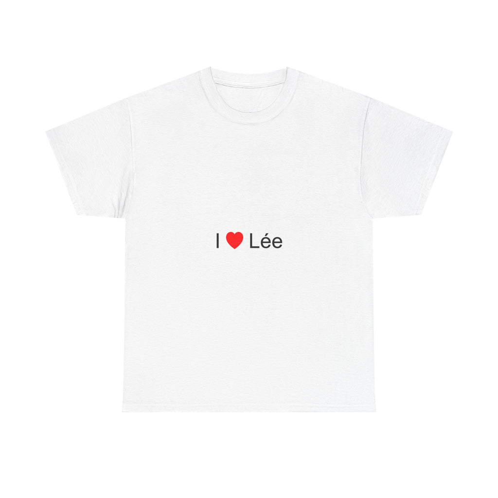 T-shirt I love lée