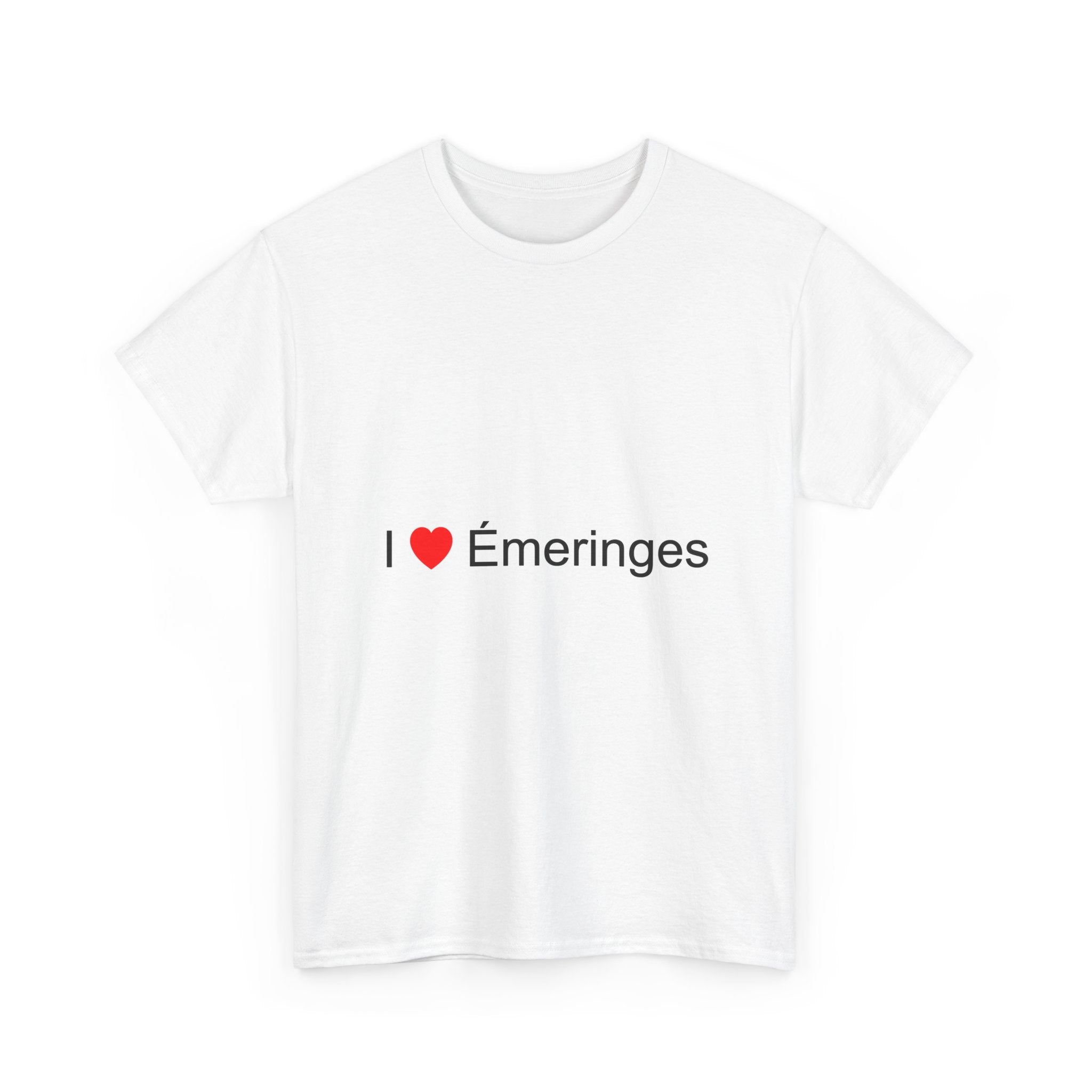 T-shirt I love emeralds