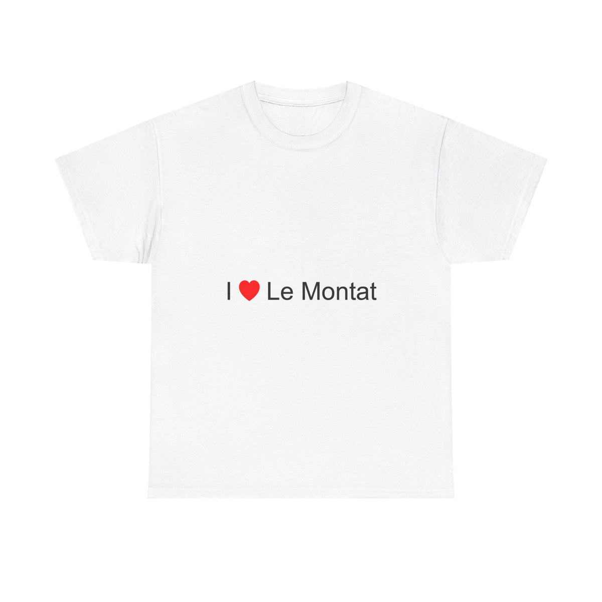 T-shirt I love le montat