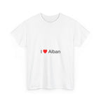 T-shirt I love Alban