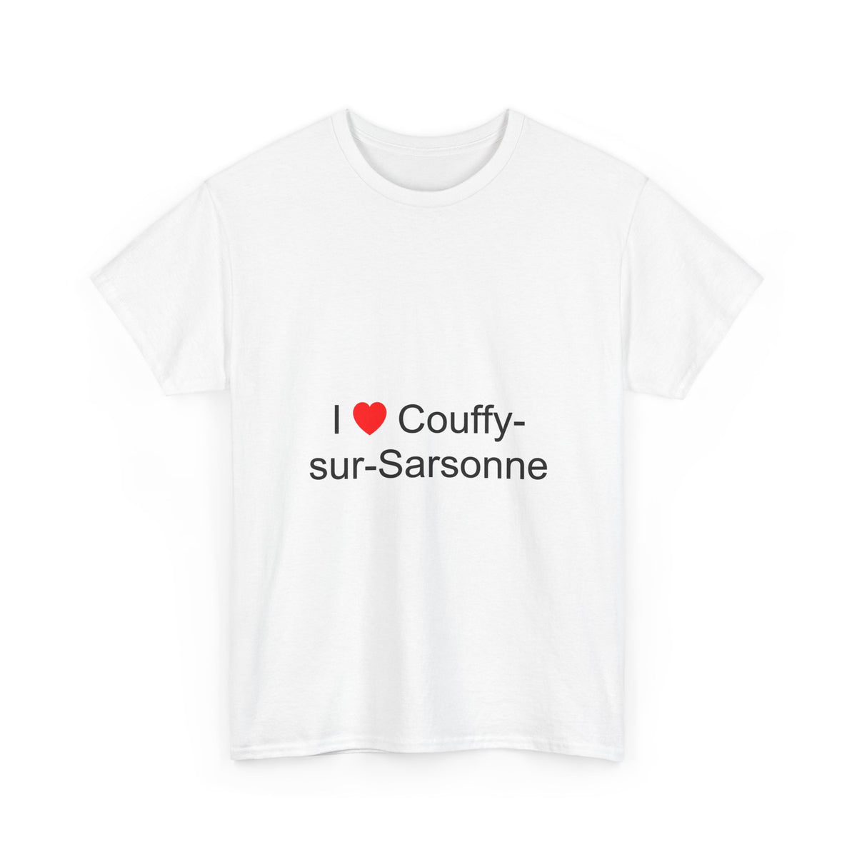 T-shirt I love couffy-sur-sarsonne