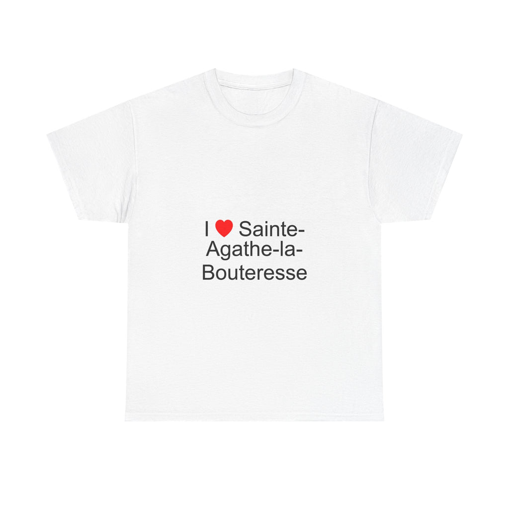 T-Shirt Ich liebe Sainte-Agathe-la-Bouteresse