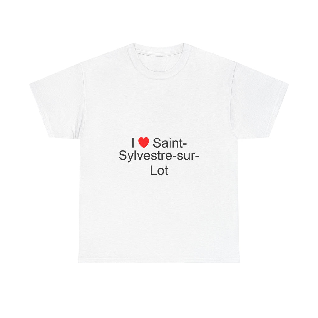 T-Shirt Ich liebe Saint-Sylvestre-sur-Lot