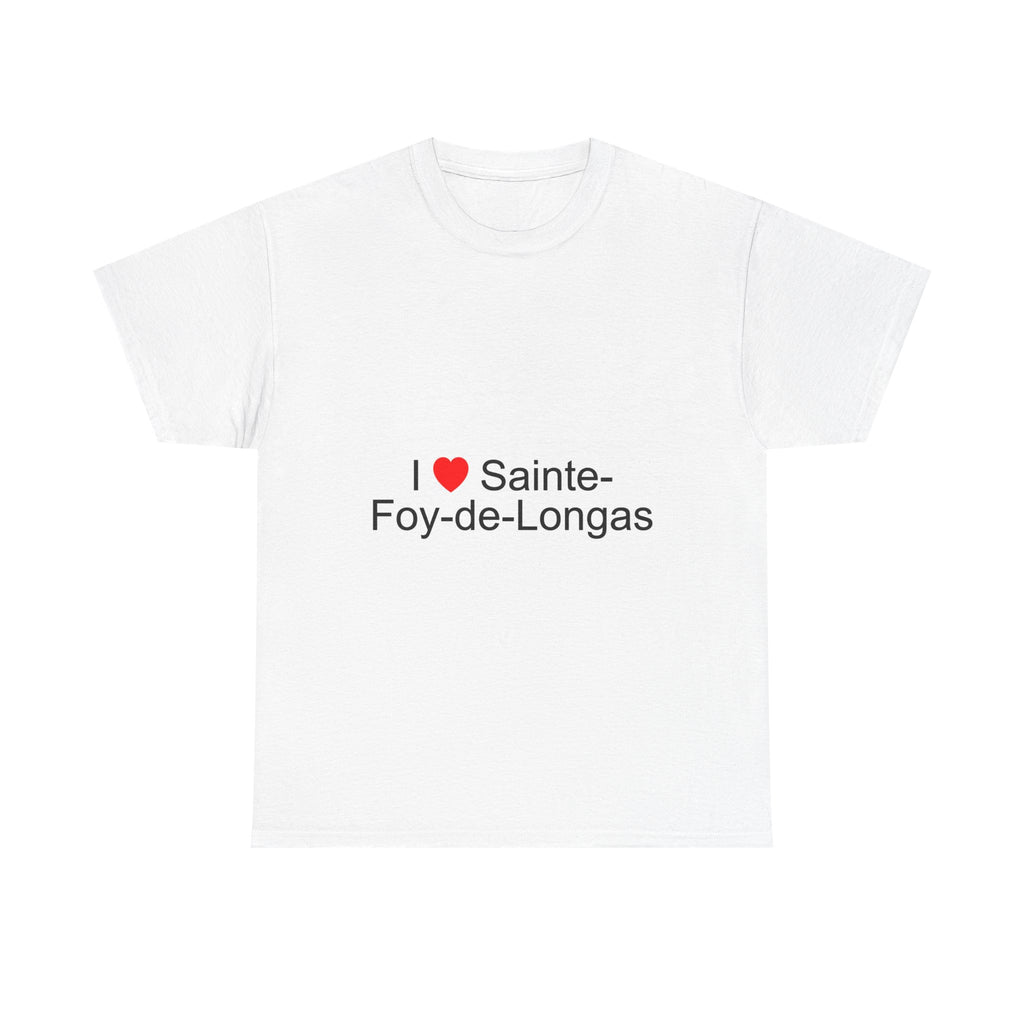 T-shirt I love sainte-foy-de-longas