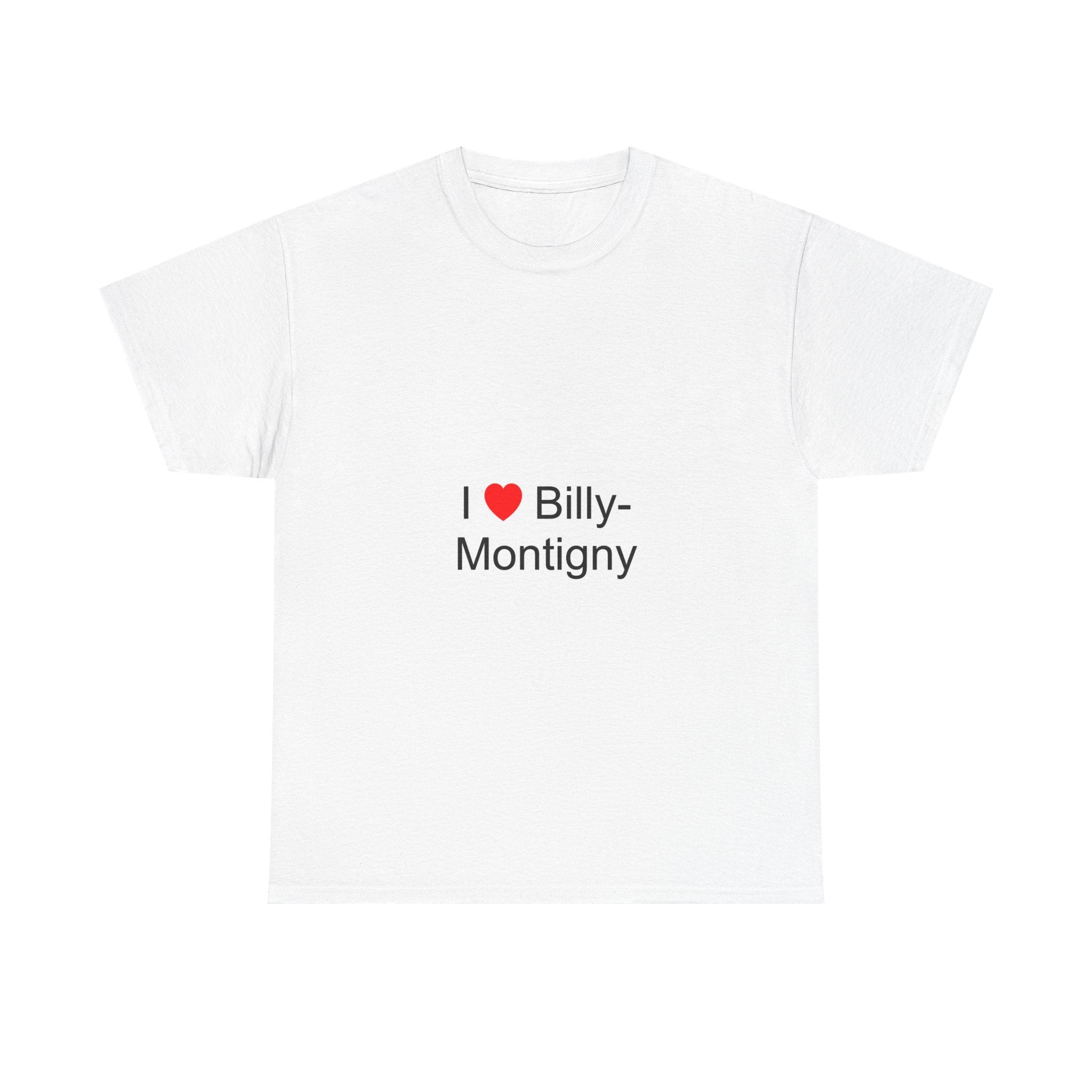 T-Shirt Ich liebe Billy-Montigny