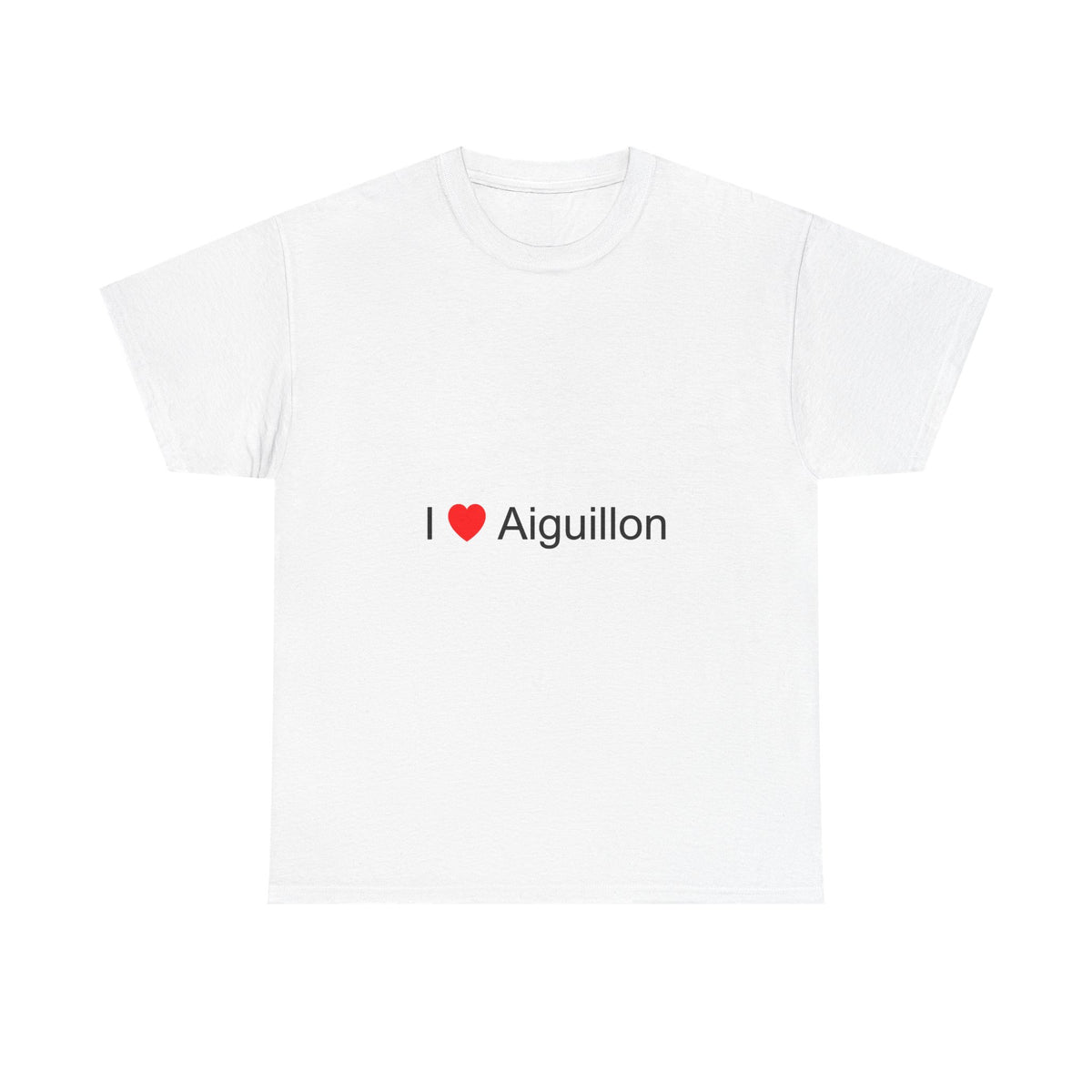 T-shirt I love aiguillon