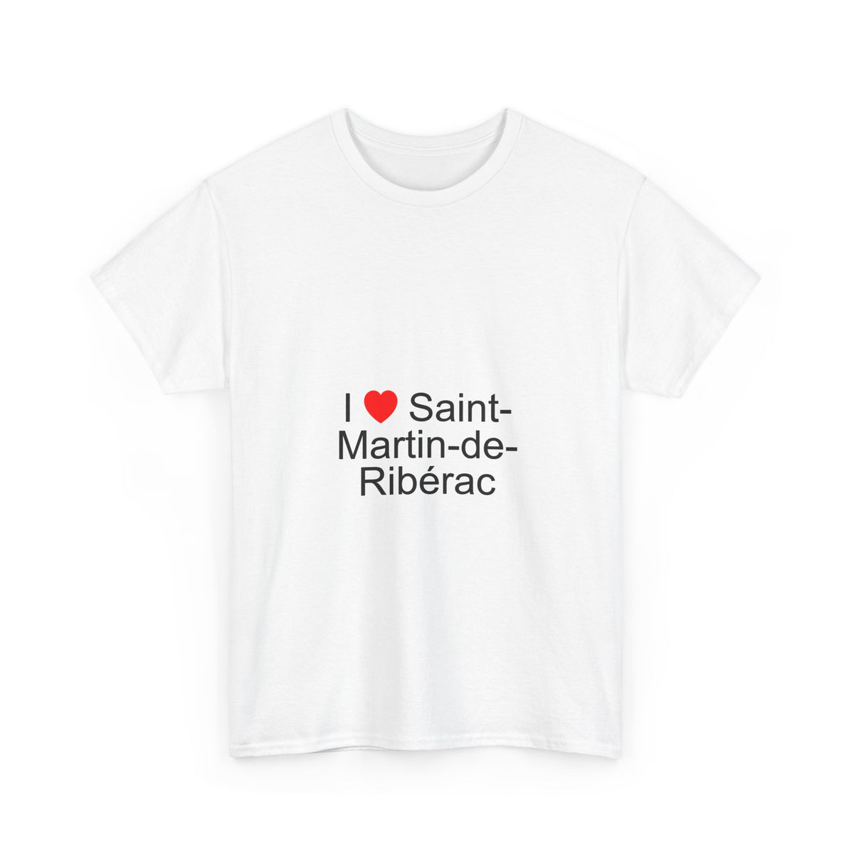T-shirt I love saint-martin-de-ribérac