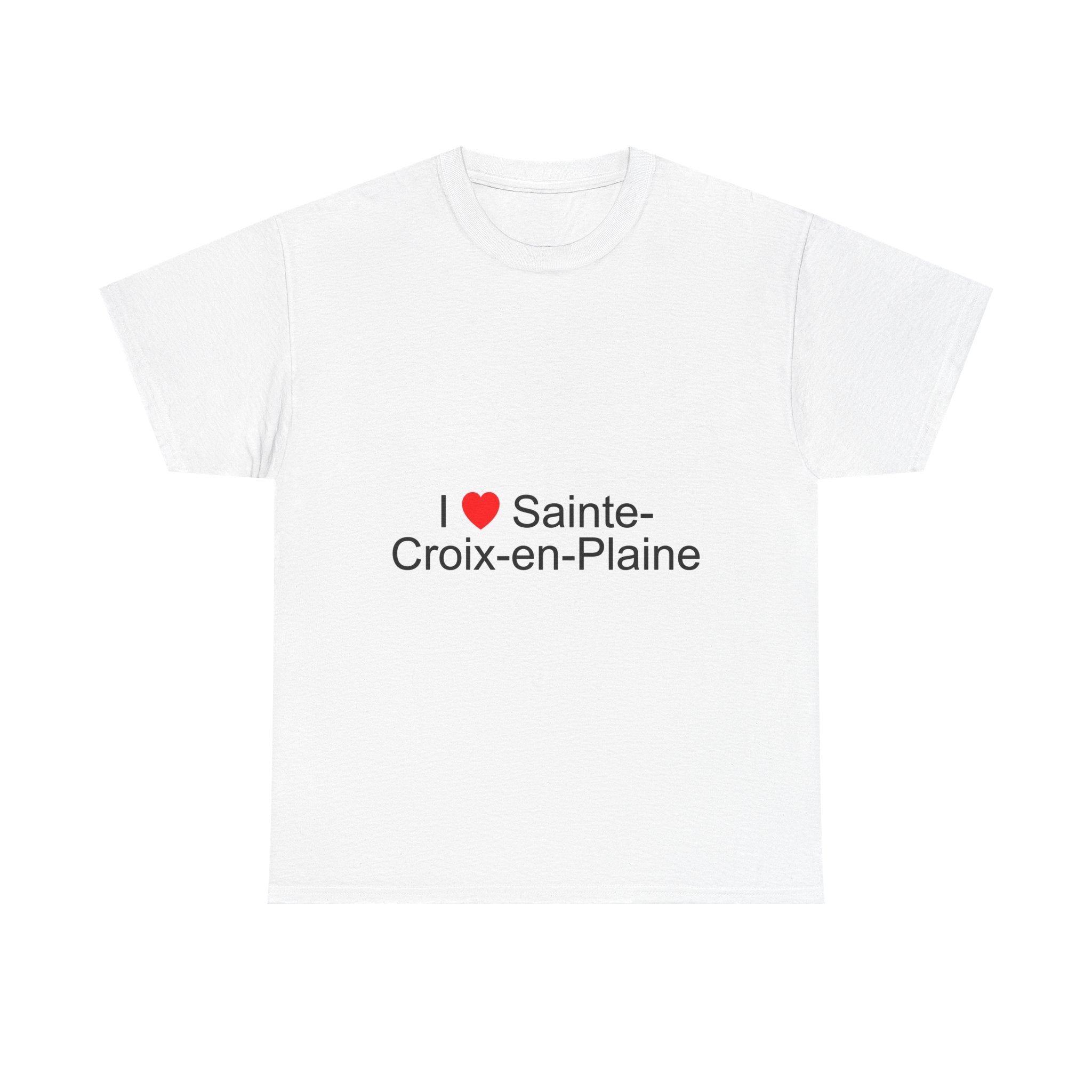 T-Shirt Ich liebe Sainte-Croix-en-Plaine