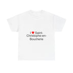 T-shirt I love Saint-Christophe-en-Boucherie