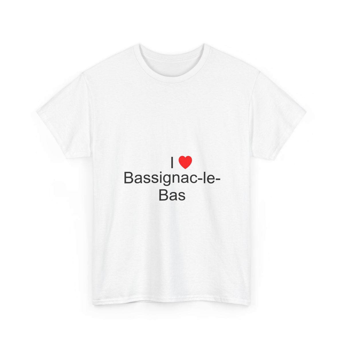 T-shirt I love bassignac-le-bas
