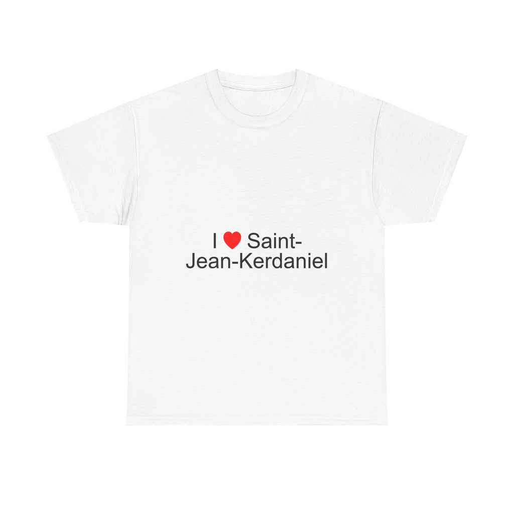 T-shirt I love Saint-Jean-Kerdaniel