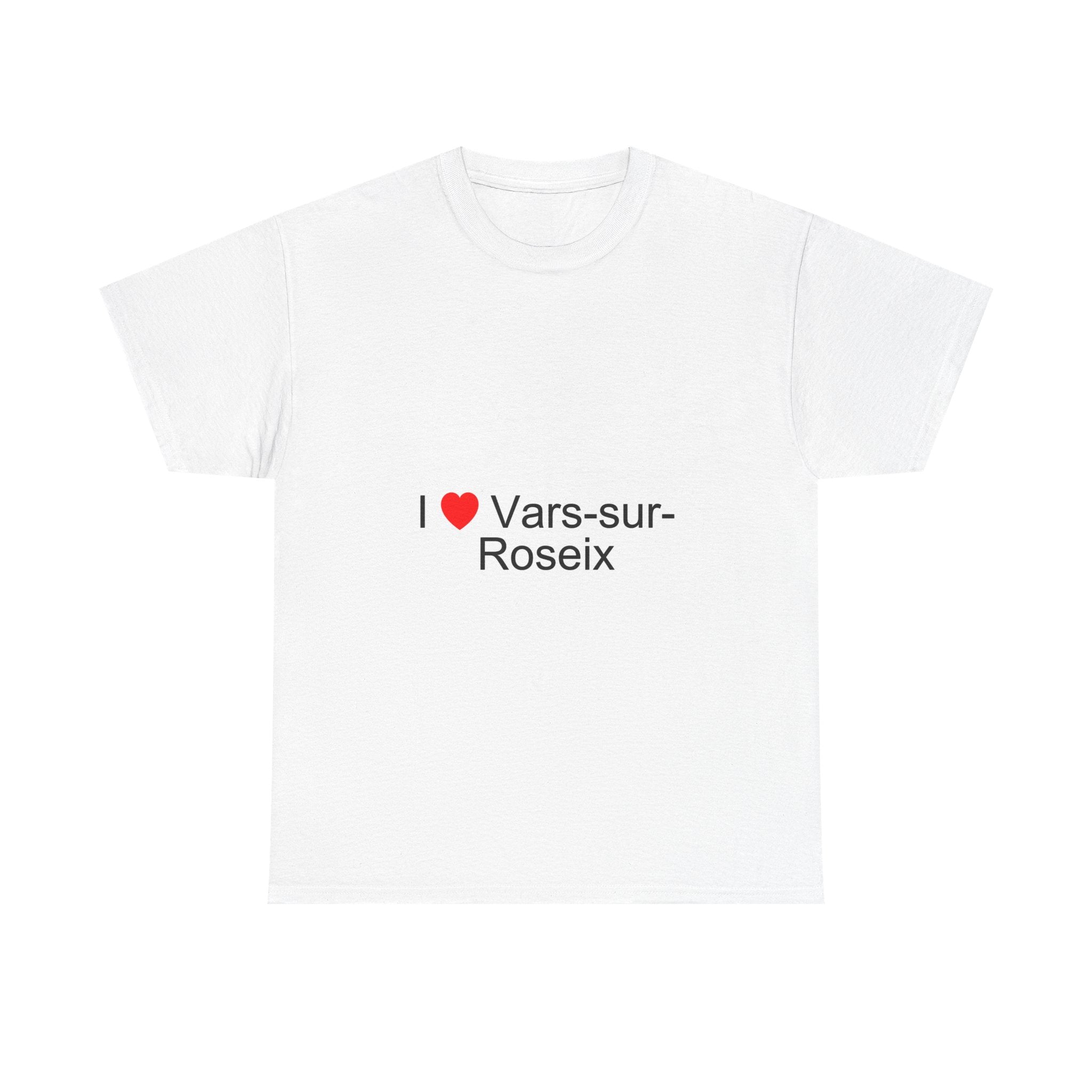 T-shirt I love Vars-sur-Roseix