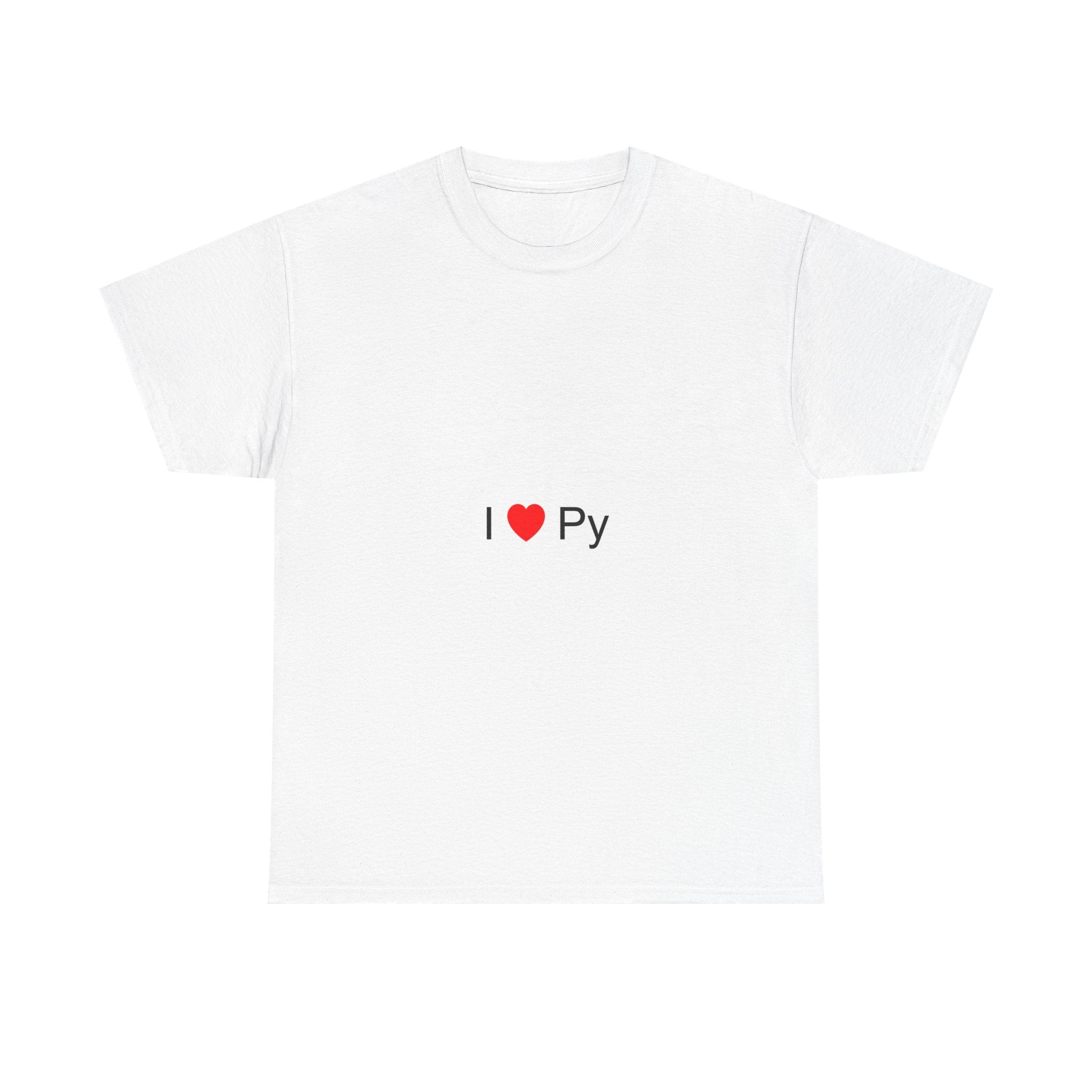 T-shirt I love py